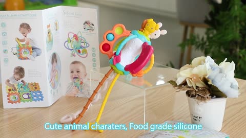 Engaging Pull String Toys for Baby's Early Education!