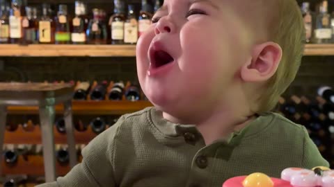 Baby Tastes Lemon For the First Time