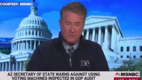 MSNBC's Morning Joe Says Please Stop Looking Into 2020 Election