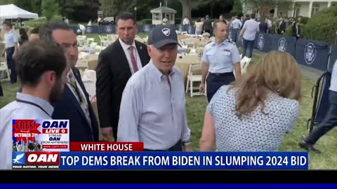 Top Democrats break from Biden in slumping 2024 bid