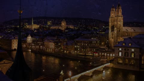 Rain Sounds For Deep Sleep, Relaxing, Meditation... 🌧 [ASMR, White Noise] 🎧 Zurich, Switzerland