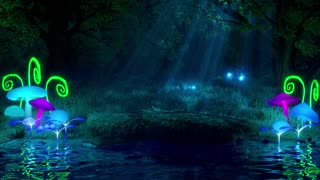 432Hz Sleep Music with a Fantasy Forest View - Escape into a Dreamlike Slumber