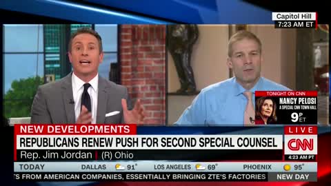 Rep. Jim Jordan Battles CNN's Chris Cuomo Over The Russia Investigation