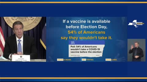 NY Gov. Andrew Cuomo Politicize Trump Administration COVID Vaccine