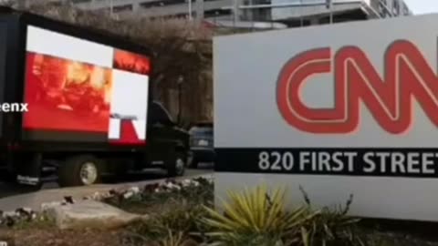 TUCKER CARLSON HIRES 🥳BILLBOARD TRUCKS TO PARK IN FRONT OF MULTIPLE HEADQUARTERS TO PROMOTE HIS NEW NETWORK