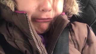 Toddler Girl Cries Over YouTube Withdrawals