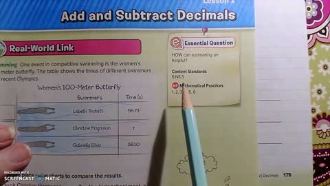 Gr 6 - Ch 3 - Lesson 1 - Add and Subtract Decimals