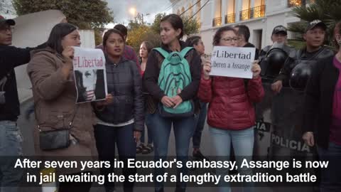 Popular protests in Ecuador after Assange is arrested