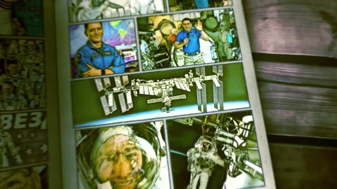 Nasa Astronaut Frank Rubio Explores 'First Woman' Graphic Novel on the International space station