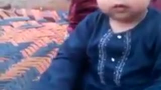 Cute Baby Playing with Himself