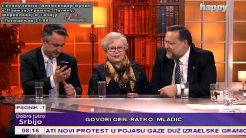 Ratni zločinac Ratko Mladić se iz zatvora u Hagu javio u TV program!