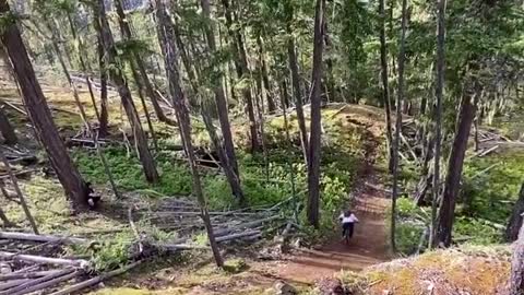 Thrilling mountain bike