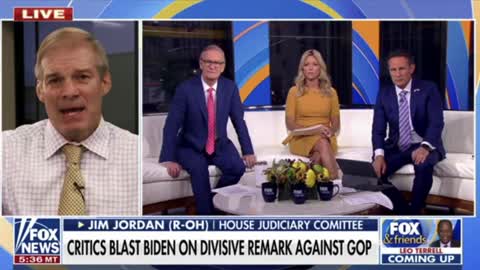 Jordan SLAMS Biden for Calling Rs Extremists