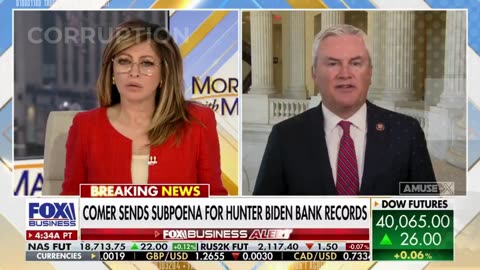 Rep. Comer Announces New Subpoena in Probe of Biden Crime Family