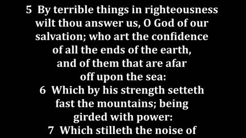 Psalms 65 King James version