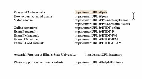 Exam LTAM exercise for May 29, 2021