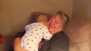 Baby Laughs Contagiously During Game Of Peekaboo