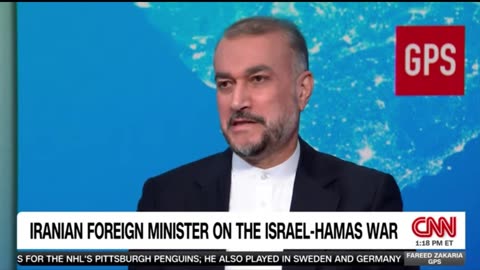 Iran's Foreign Minister Discusses Israel-Palestine Conflict On CNN's GPS Show