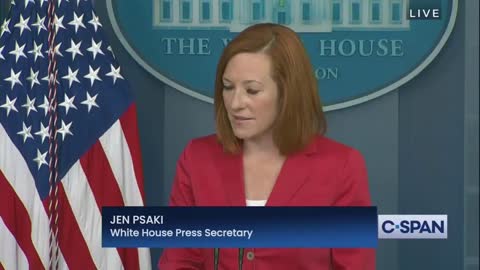 Jen Psaki Asked About Olympic Hammer Thrower Gwen Berry Who Turned Her Back During National Anthem