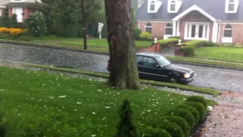 Lightning struck infront of my parents house