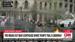 CNN Video Man Lights Himself On Fire