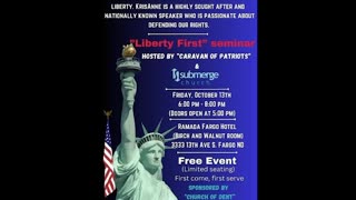 Join Us For Our Liberty First Seminar
