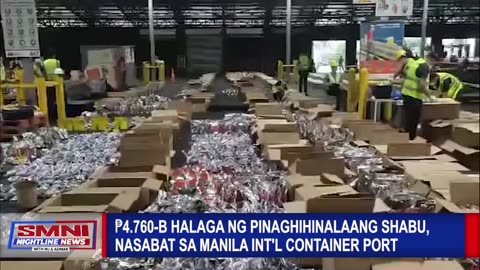 ₱4.760-B na halaga ng pinaghihinalaang sh*bu, nasabat sa loob ng Manila International Container Port