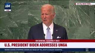 U.S. President Biden Addresses UNGA
