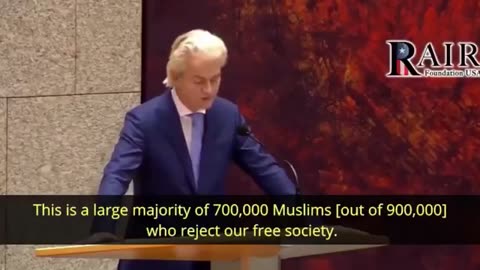 Geert Wilders PVV Leader “We have imported a monster into Europe and this monster is called Islam”'
