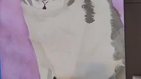 Grace D Paints Charlie the Cat