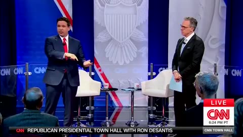Ron DeSantis works with Jake Tapper to push smear against Trump
