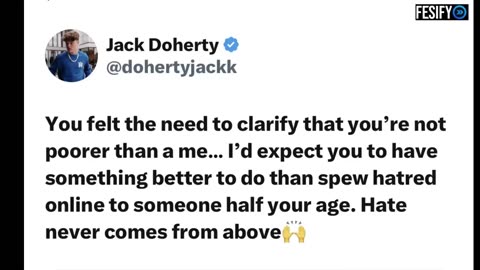 Jack Doherty Calls Out Tristan Tate