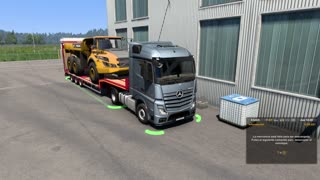 Euro Truck Simulator - Transporting a truck