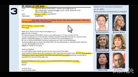 B.C. - C.D.C. & HEALTH MINISTER OF B.C. CANADA - Vaccine Mafia F.O.I. Emails Exposed! - UNCOVERING THE WEB OF LIES, DESTRUCTION & DEATH IN CANADA