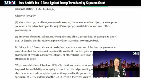 Supreme Court Delivers Devastating Blow to Jack Smith's J6 Case Against Trump