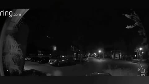 UFO. video from a security camera.