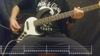 The Offspring - The Kids Aren't Alright Bass Cover (Tabs)
