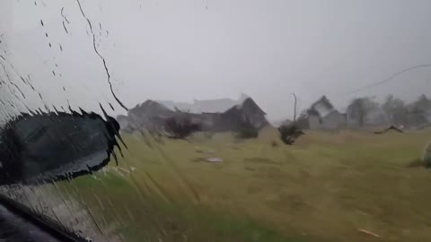 Tornado damage south of Carnegie, OK 10-10-2021