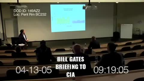 Bill Gates briefing CIA on Gen editing.