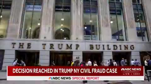 DECISION REACHED IN TRUMP NY CIVIL FRAUD CASE #SHORTS #TRENDING