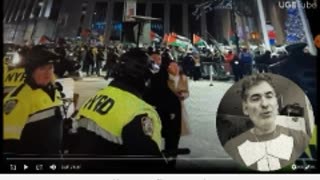 NYPD ORDER FOLLOWERS GET PUNKED OUT BY PAID PRO-PALESTINE RIOTERS