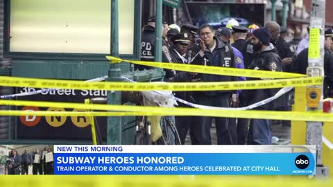 MTA train operator and conductor speak out after NYC subway shooting l GMA _BREAKING NEWS