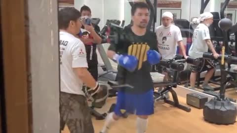 NEW TRAINING OF MANNY PACQUIAO VS ERROL SPENCE JR.