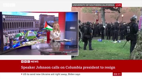 Pro-Palestinian protests sweep US collegecampuses | BBC News