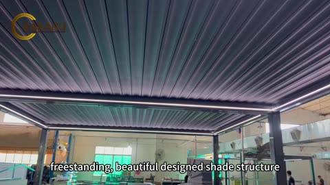 Kakadu Aluminum Motorized Aluminum Louver Pergola#pergola#garden#homedecor#factorydirect