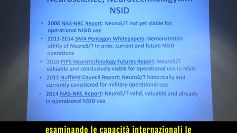 Il cervello è il campo di battaglia del futuro - 1 Parte - James Giordano - 18 Settembre 2018