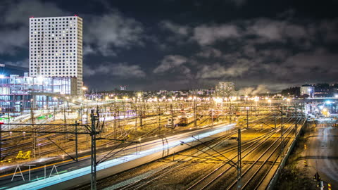 Railway Station Time-Lapse