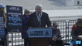 L Todd Wood Speaks In Front Of SCOTUS During Free Speech Rally