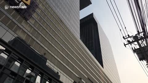Bangkok skyscraper is shaped like a giant letter G