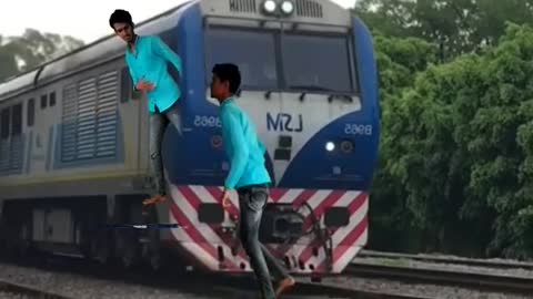 Train VFX funny video #short